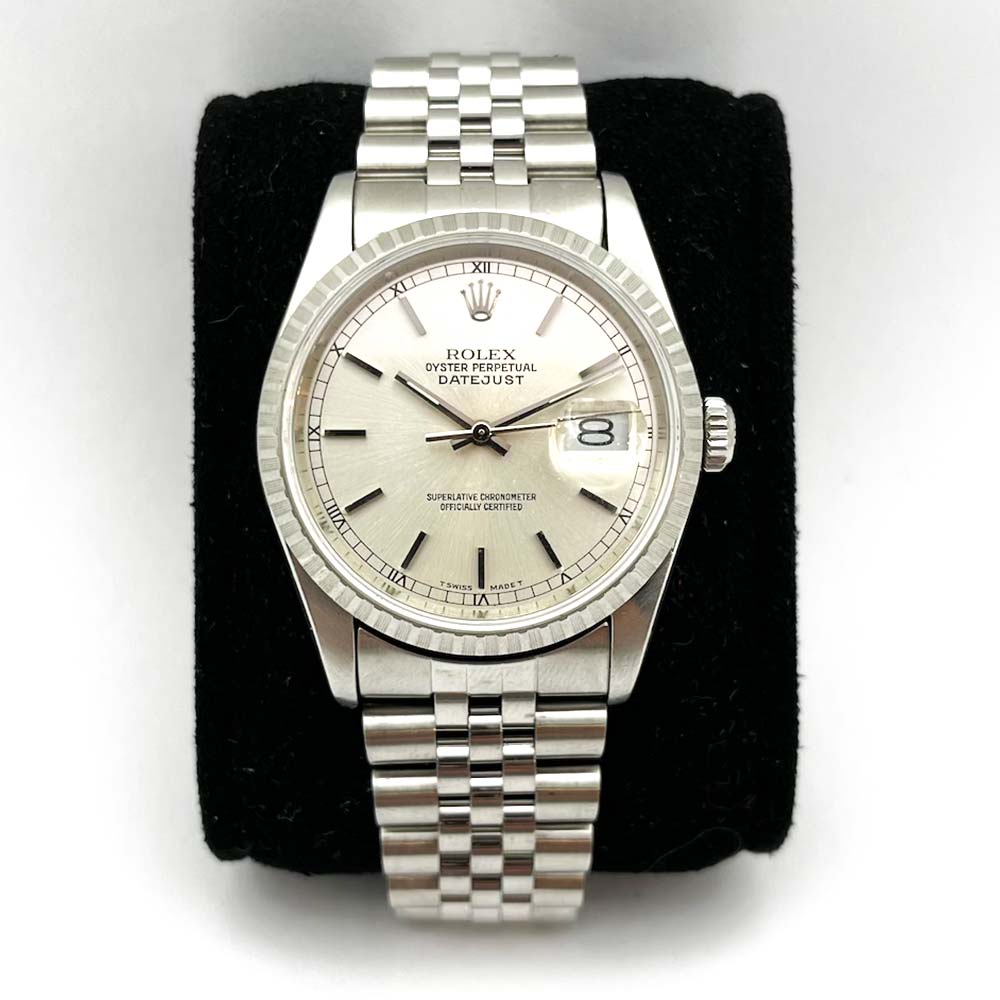 Rolex silver jubilee 16220 36mm stainless steel The Watch Locator